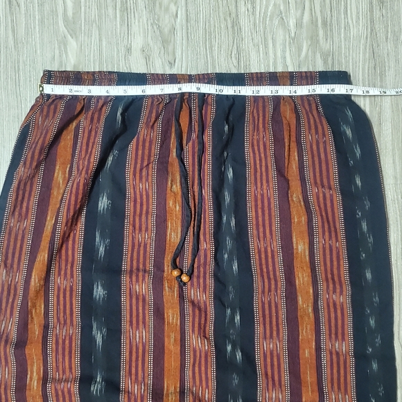 White Stag Women's Drawstring Waist Maxi Skirt with Side Slit on Both Sides - Picture 6 of 8